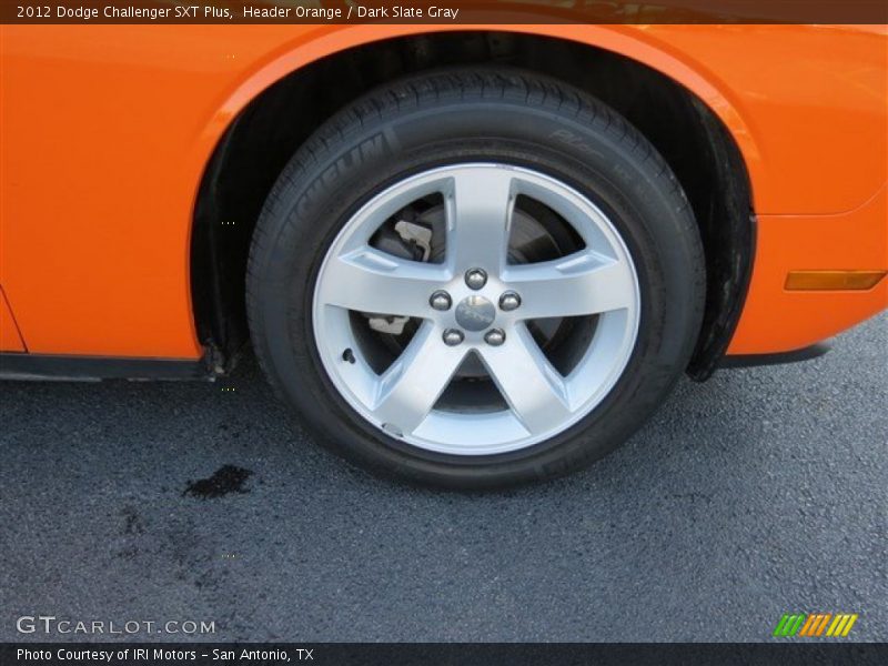 Header Orange / Dark Slate Gray 2012 Dodge Challenger SXT Plus