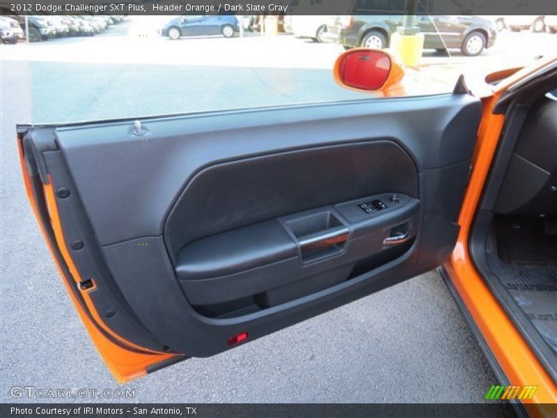 Header Orange / Dark Slate Gray 2012 Dodge Challenger SXT Plus