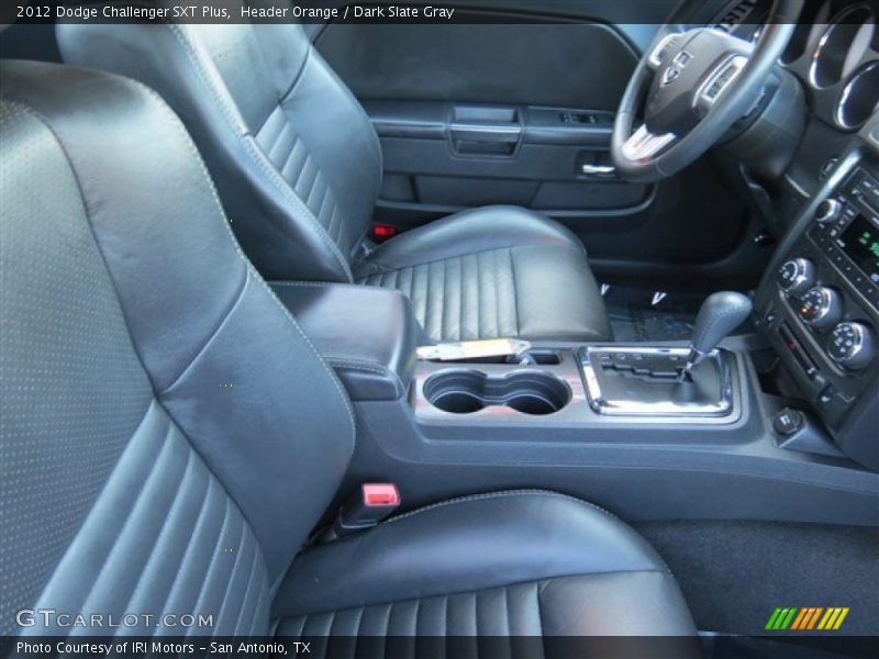 Header Orange / Dark Slate Gray 2012 Dodge Challenger SXT Plus