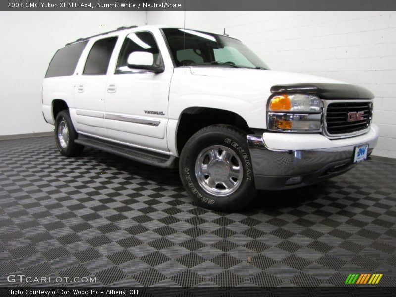 Summit White / Neutral/Shale 2003 GMC Yukon XL SLE 4x4