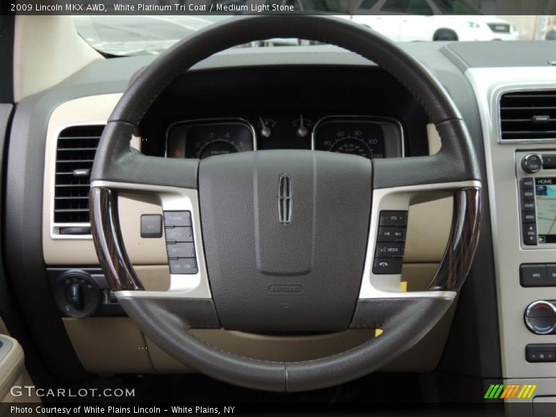 White Platinum Tri Coat / Medium Light Stone 2009 Lincoln MKX AWD