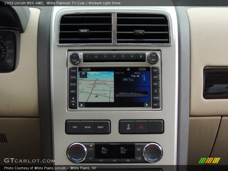 White Platinum Tri Coat / Medium Light Stone 2009 Lincoln MKX AWD
