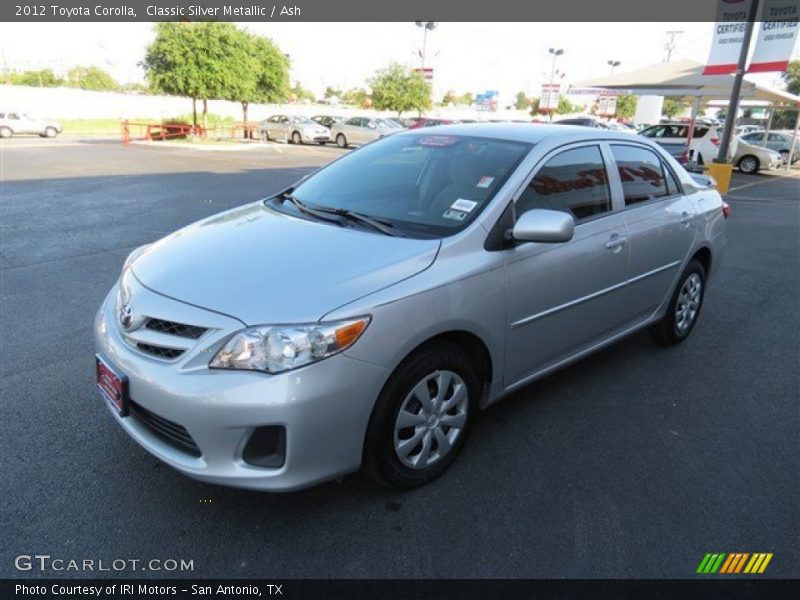 Classic Silver Metallic / Ash 2012 Toyota Corolla