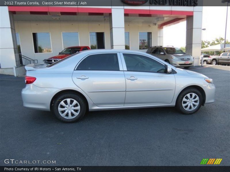 Classic Silver Metallic / Ash 2012 Toyota Corolla