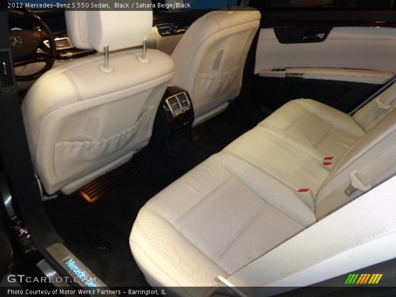 Black / Sahara Beige/Black 2012 Mercedes-Benz S 550 Sedan