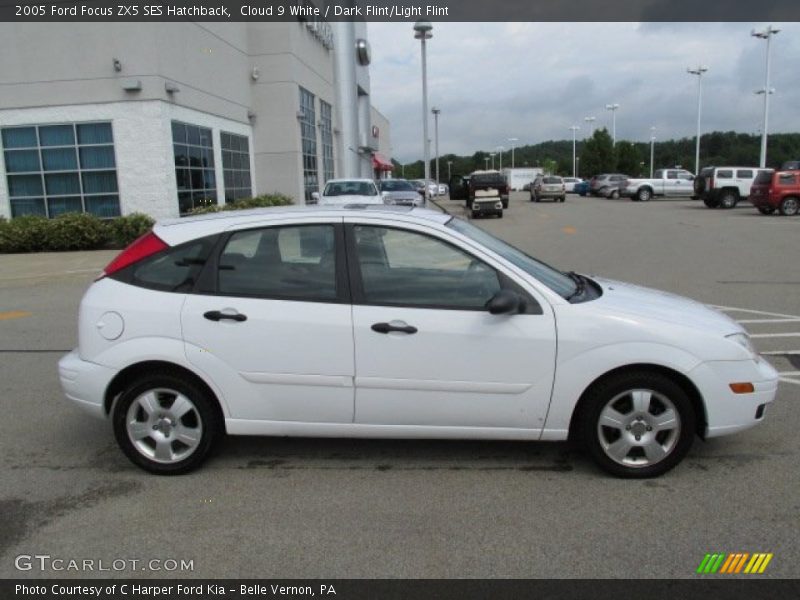 Cloud 9 White / Dark Flint/Light Flint 2005 Ford Focus ZX5 SES Hatchback