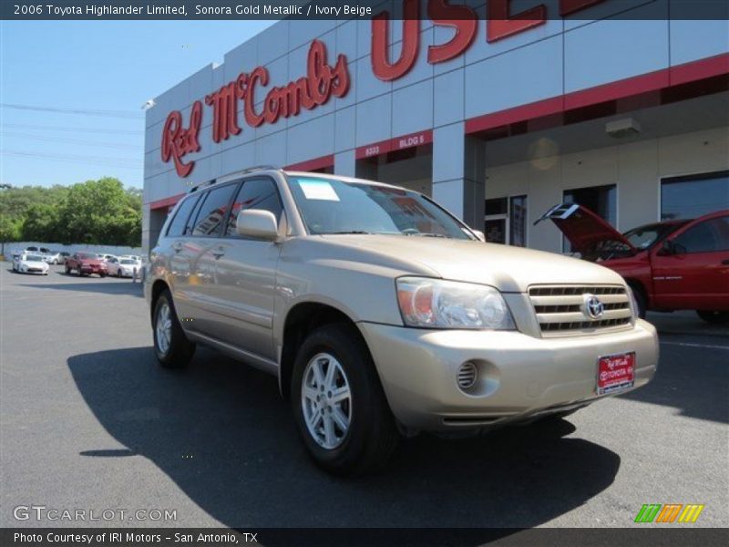 Sonora Gold Metallic / Ivory Beige 2006 Toyota Highlander Limited
