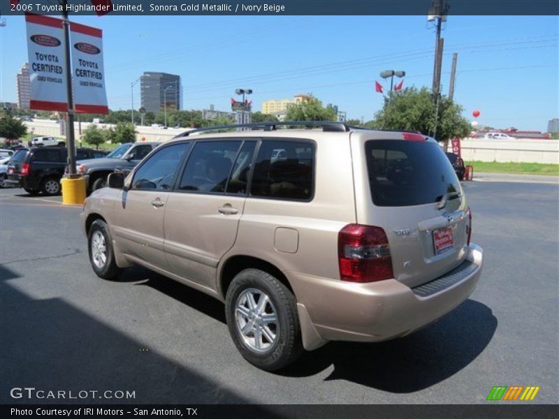Sonora Gold Metallic / Ivory Beige 2006 Toyota Highlander Limited