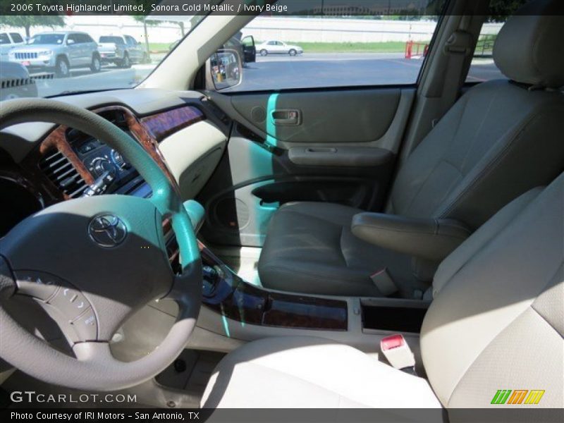 Sonora Gold Metallic / Ivory Beige 2006 Toyota Highlander Limited