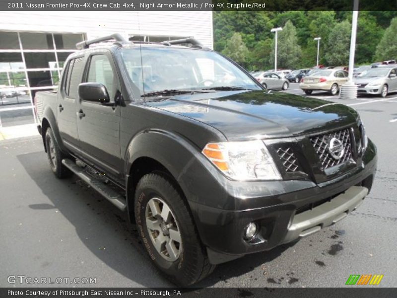 Night Armor Metallic / Pro 4X Graphite/Red 2011 Nissan Frontier Pro-4X Crew Cab 4x4