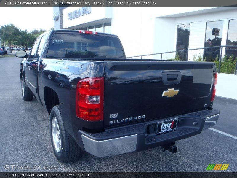 Black / Light Titanium/Dark Titanium 2013 Chevrolet Silverado 1500 LT Extended Cab