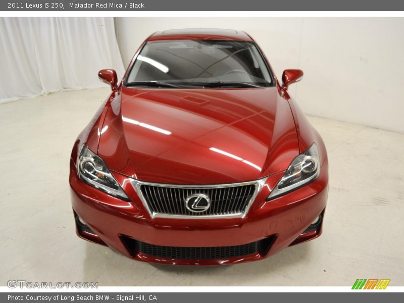 Matador Red Mica / Black 2011 Lexus IS 250