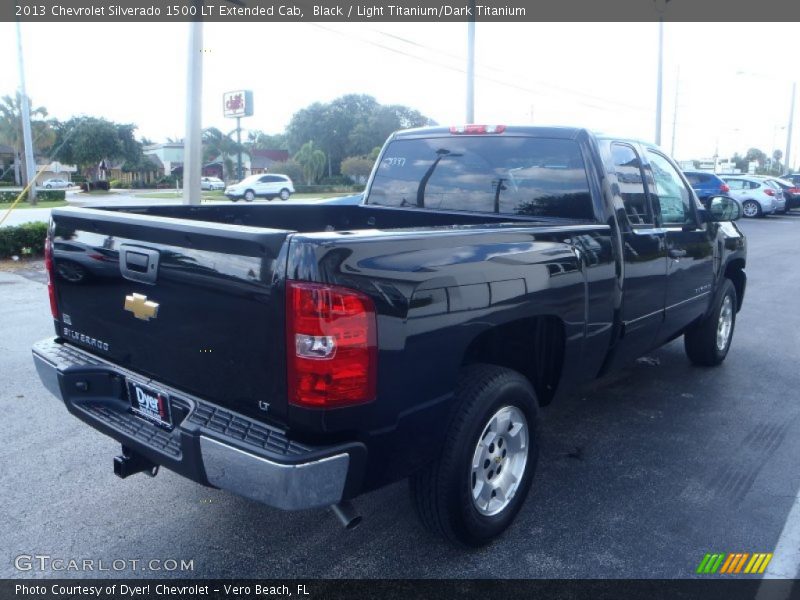 Black / Light Titanium/Dark Titanium 2013 Chevrolet Silverado 1500 LT Extended Cab