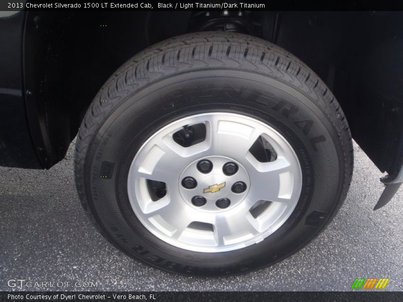 Black / Light Titanium/Dark Titanium 2013 Chevrolet Silverado 1500 LT Extended Cab
