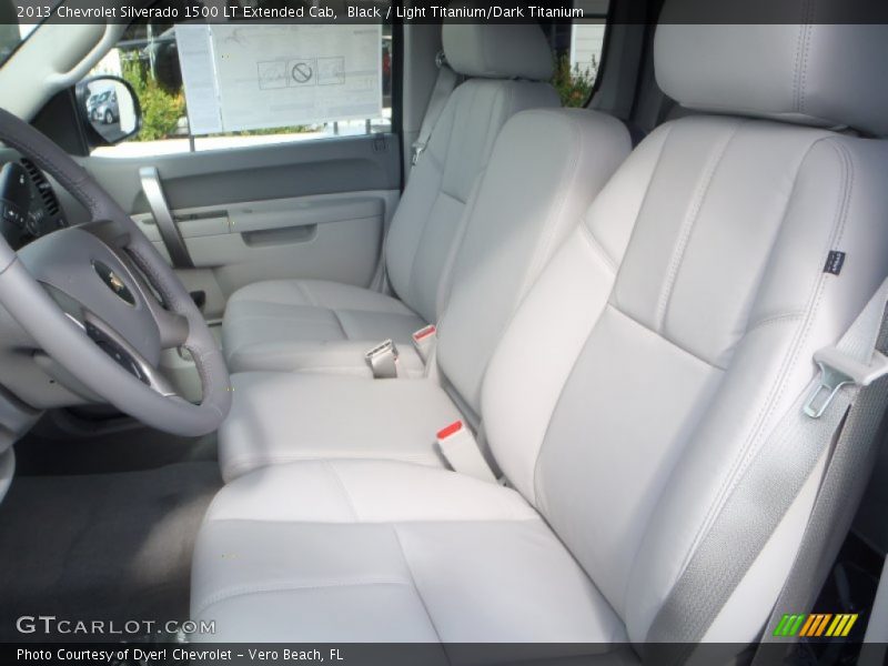 Black / Light Titanium/Dark Titanium 2013 Chevrolet Silverado 1500 LT Extended Cab