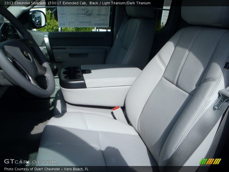 Black / Light Titanium/Dark Titanium 2013 Chevrolet Silverado 1500 LT Extended Cab