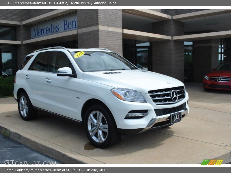 Arctic White / Almond Beige 2012 Mercedes-Benz ML 350 4Matic