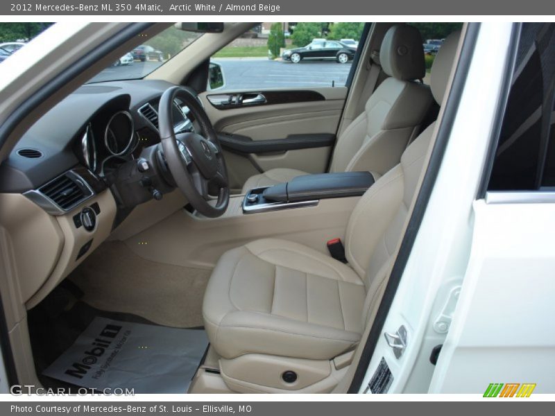 Arctic White / Almond Beige 2012 Mercedes-Benz ML 350 4Matic