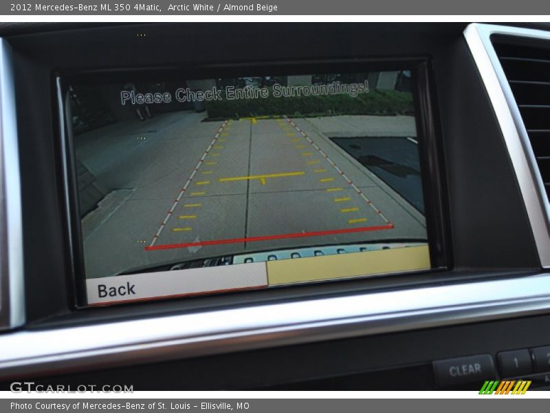 Arctic White / Almond Beige 2012 Mercedes-Benz ML 350 4Matic