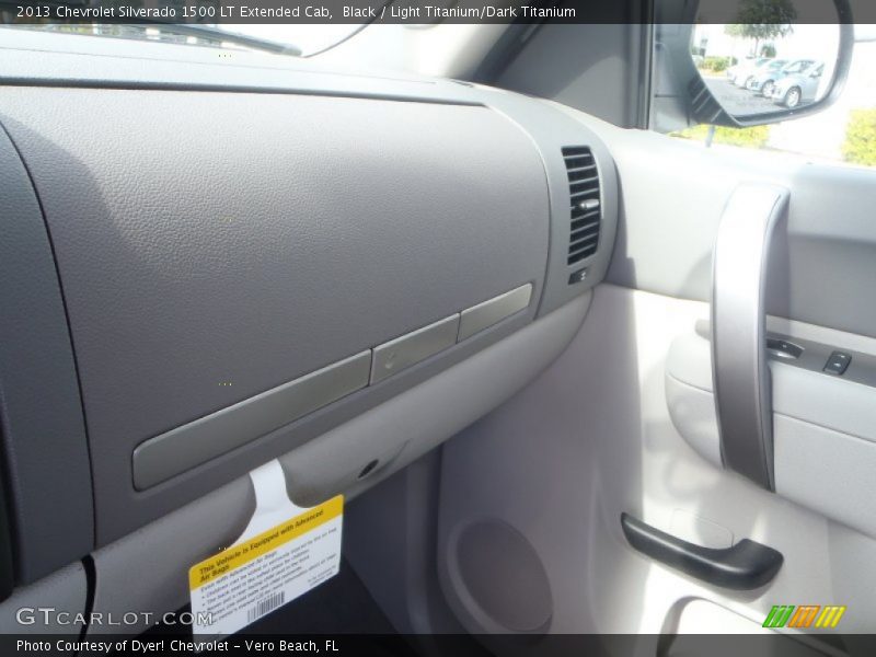 Black / Light Titanium/Dark Titanium 2013 Chevrolet Silverado 1500 LT Extended Cab