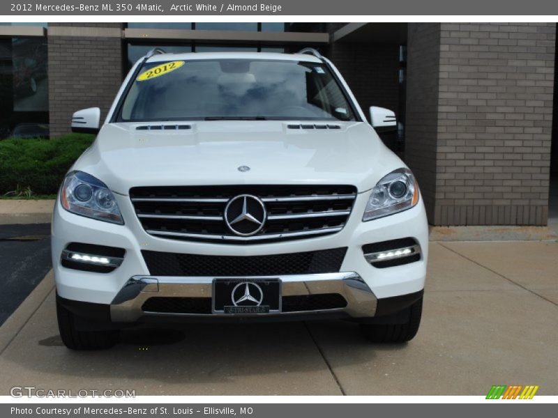 Arctic White / Almond Beige 2012 Mercedes-Benz ML 350 4Matic