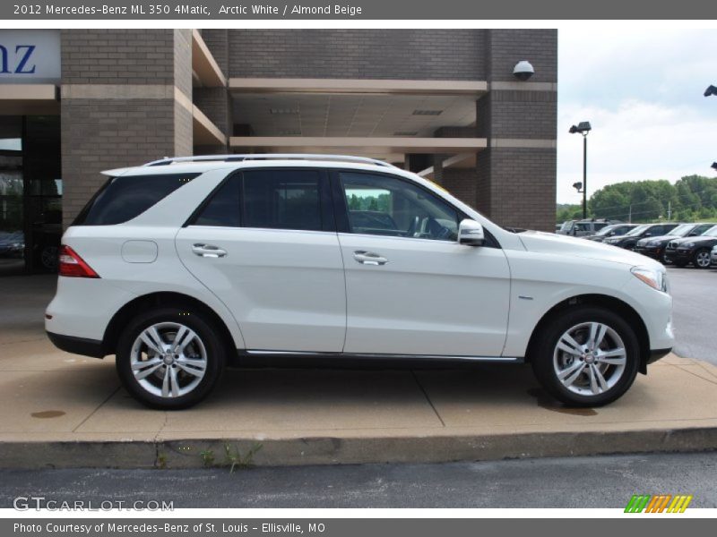 Arctic White / Almond Beige 2012 Mercedes-Benz ML 350 4Matic