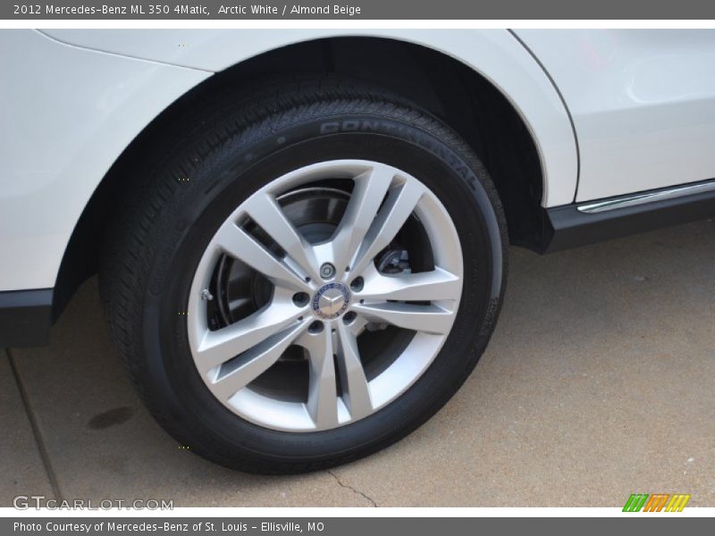 Arctic White / Almond Beige 2012 Mercedes-Benz ML 350 4Matic