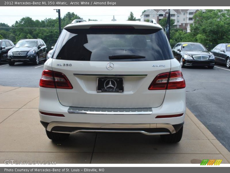 Arctic White / Almond Beige 2012 Mercedes-Benz ML 350 4Matic