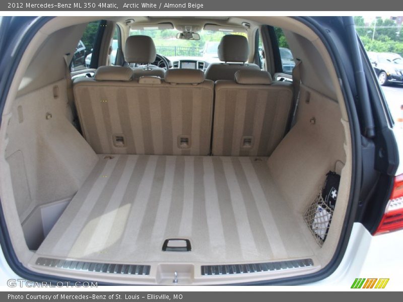 Arctic White / Almond Beige 2012 Mercedes-Benz ML 350 4Matic