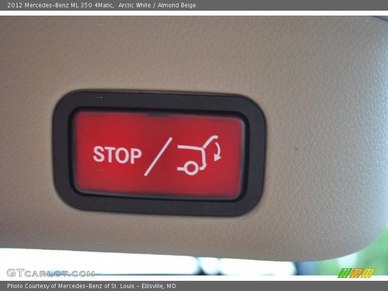 Arctic White / Almond Beige 2012 Mercedes-Benz ML 350 4Matic