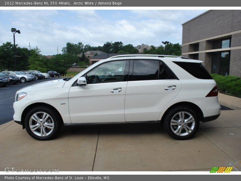 Arctic White / Almond Beige 2012 Mercedes-Benz ML 350 4Matic