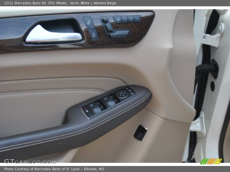 Arctic White / Almond Beige 2012 Mercedes-Benz ML 350 4Matic