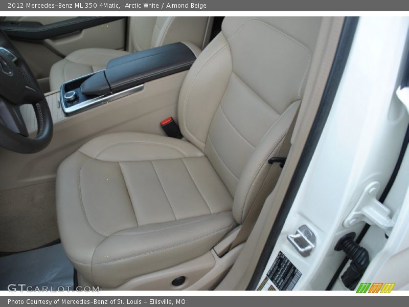 Arctic White / Almond Beige 2012 Mercedes-Benz ML 350 4Matic