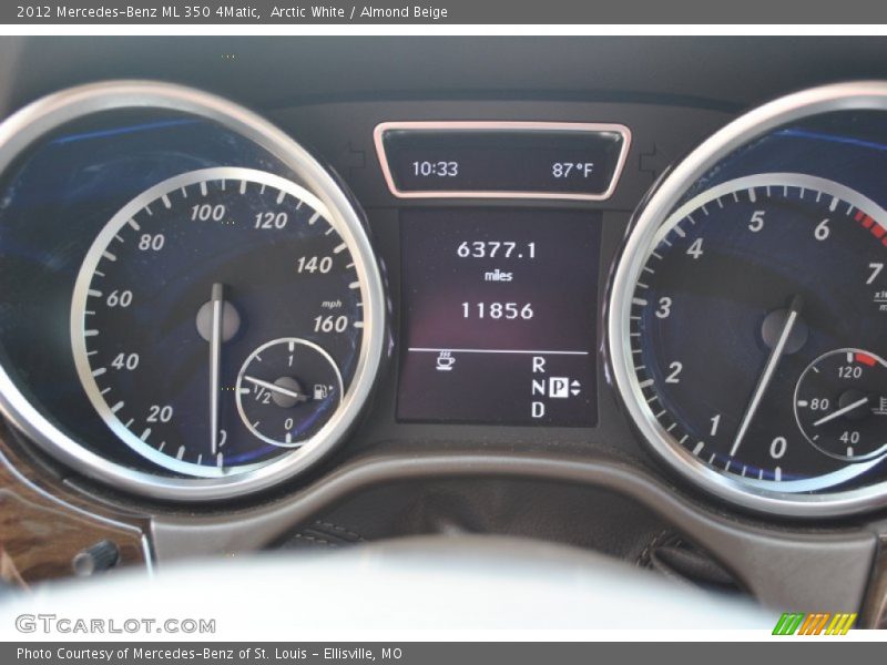 Arctic White / Almond Beige 2012 Mercedes-Benz ML 350 4Matic