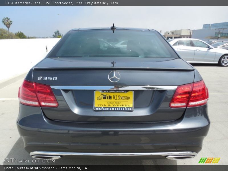 Steel Gray Metallic / Black 2014 Mercedes-Benz E 350 Sport Sedan