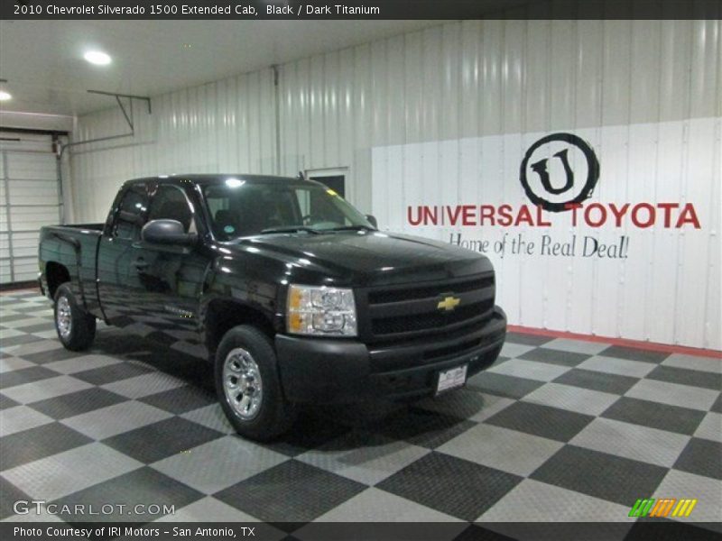Black / Dark Titanium 2010 Chevrolet Silverado 1500 Extended Cab