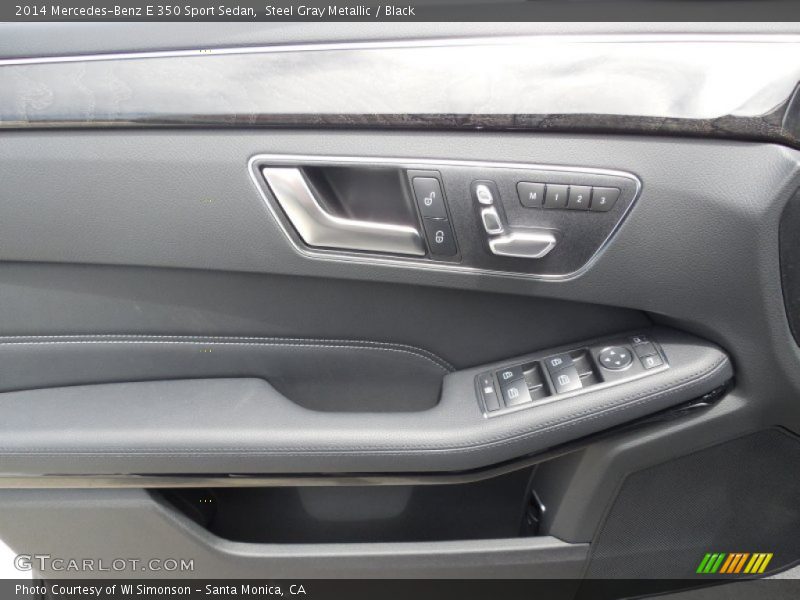 Steel Gray Metallic / Black 2014 Mercedes-Benz E 350 Sport Sedan