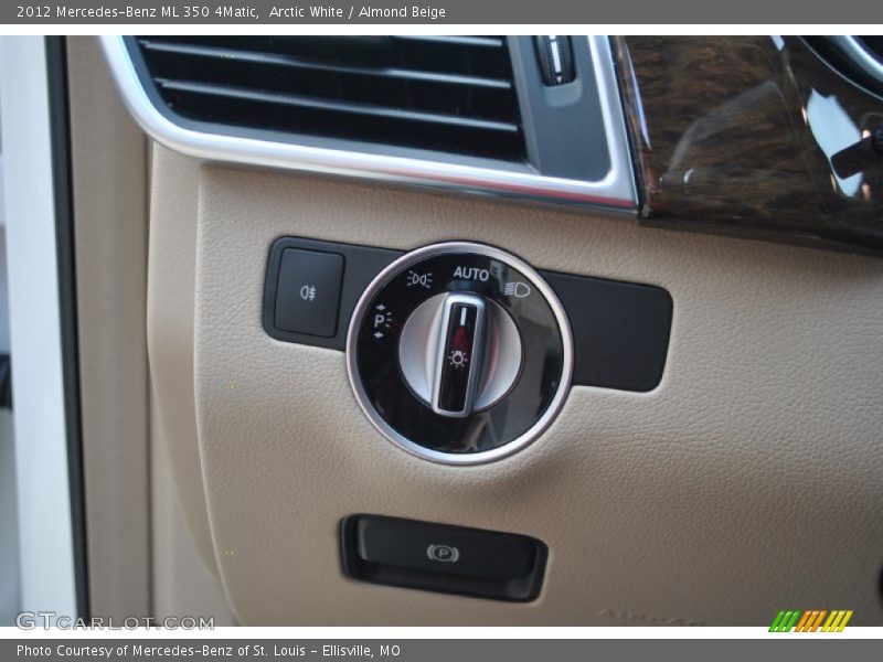 Arctic White / Almond Beige 2012 Mercedes-Benz ML 350 4Matic