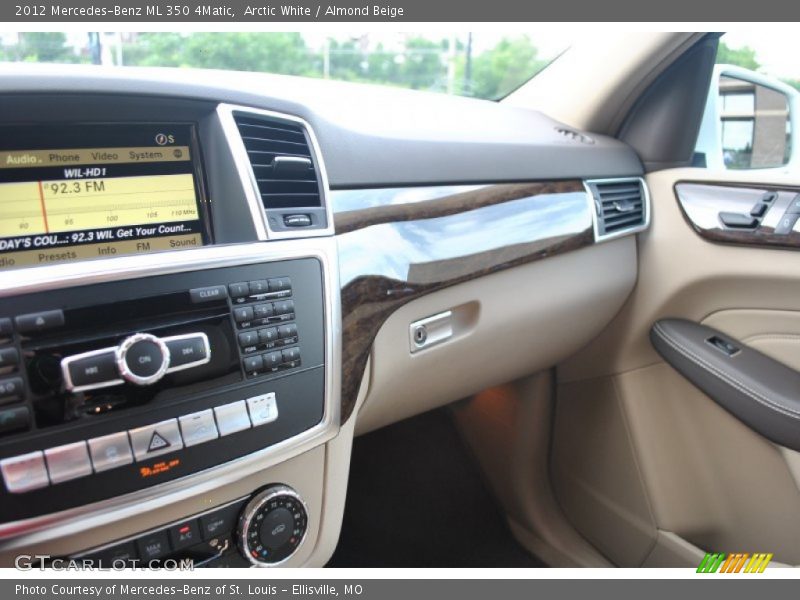 Arctic White / Almond Beige 2012 Mercedes-Benz ML 350 4Matic