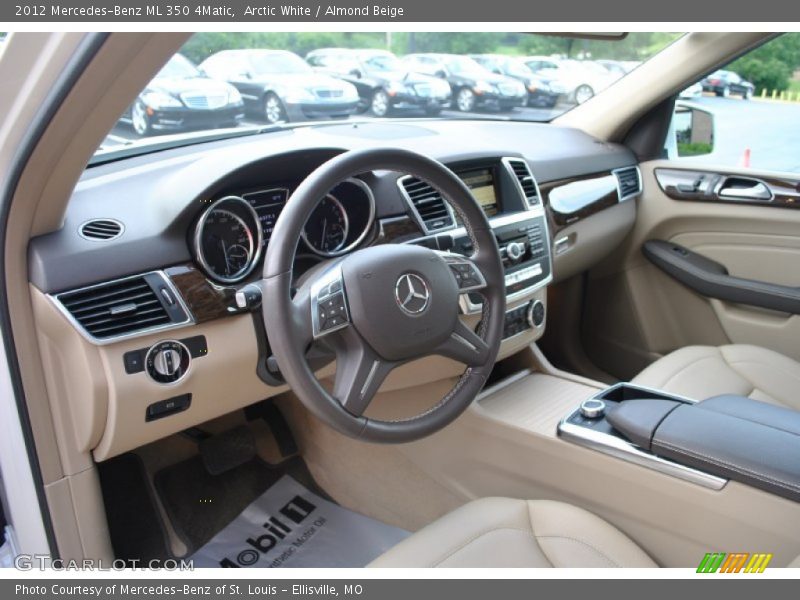 Arctic White / Almond Beige 2012 Mercedes-Benz ML 350 4Matic