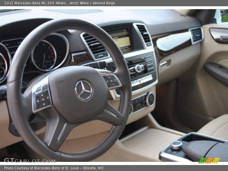 Arctic White / Almond Beige 2012 Mercedes-Benz ML 350 4Matic