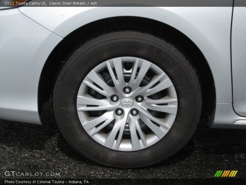 Classic Silver Metallic / Ash 2012 Toyota Camry LE