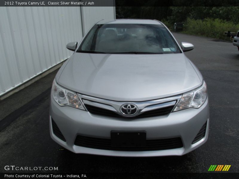 Classic Silver Metallic / Ash 2012 Toyota Camry LE