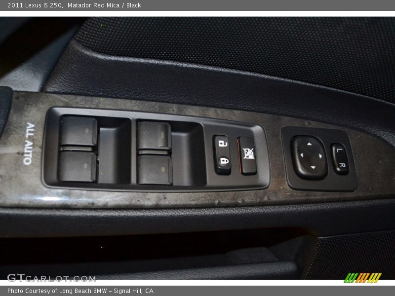 Matador Red Mica / Black 2011 Lexus IS 250