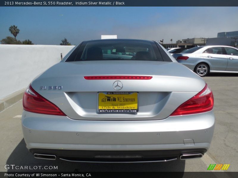 Iridium Silver Metallic / Black 2013 Mercedes-Benz SL 550 Roadster