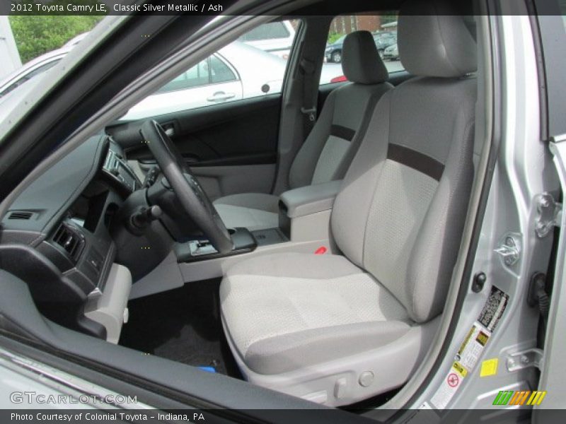 Classic Silver Metallic / Ash 2012 Toyota Camry LE