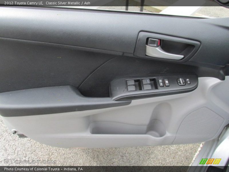 Classic Silver Metallic / Ash 2012 Toyota Camry LE
