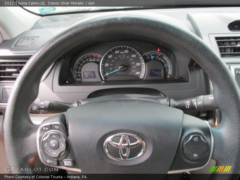 Classic Silver Metallic / Ash 2012 Toyota Camry LE