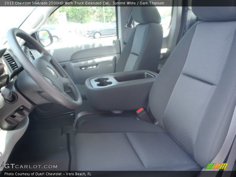 Summit White / Dark Titanium 2013 Chevrolet Silverado 2500HD Work Truck Extended Cab