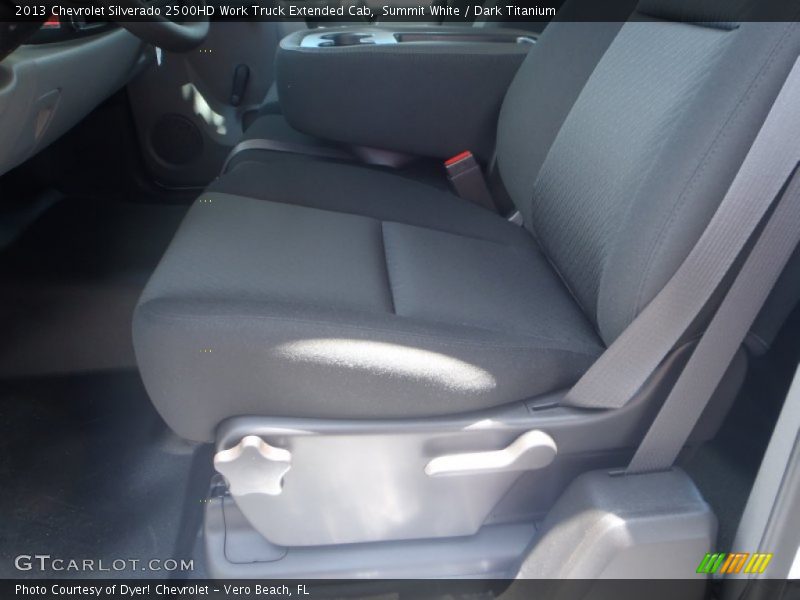 Summit White / Dark Titanium 2013 Chevrolet Silverado 2500HD Work Truck Extended Cab